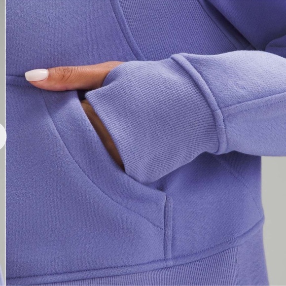 Lululemon Scuba RARE Oversized Full Zip Hoodie Dark Lavender M/L - Picture 5 of 12